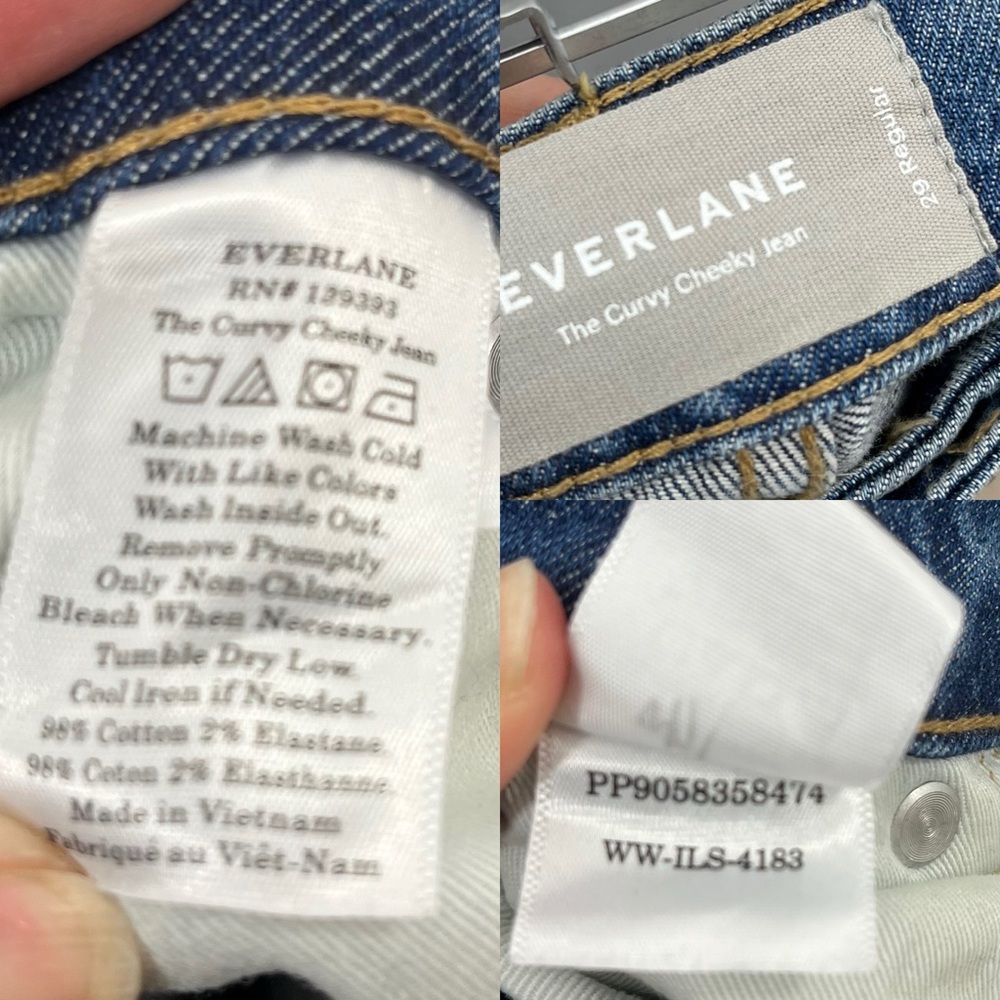 EVERLANE The Curvy‎ Cheeky Jean size 29 Women’s Denim - Picture 11 of 11